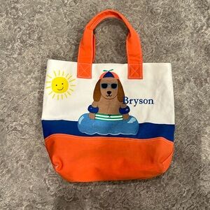 Pottery Barn Kids canvas tote
